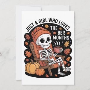 Just a Girl Who Loves the Ber Months Christmas Announcement
