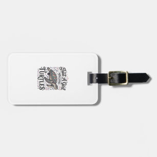 Just A Girl Who Loves Turtles Vintage Shirt Design Luggage Tag