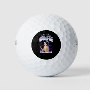 just a girl who loves video games and anime golf balls