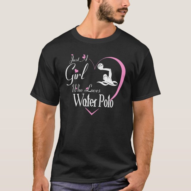 Just A Girl Who Loves Water Polo Funny Swimswimmin (Front)