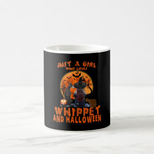 Just A Girl Who Loves Whippet Dog And Halloween Coffee Mug