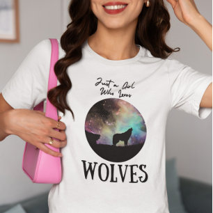 Just a Girl Who Loves Wolves T-Shirt