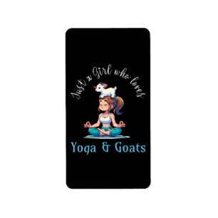 Just a girl who loves Yoga and Goats Label
