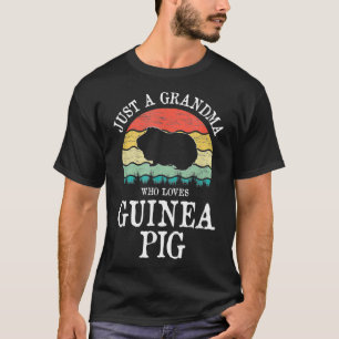 Just A Grandma Who Loves Guinea Pig  T-Shirt