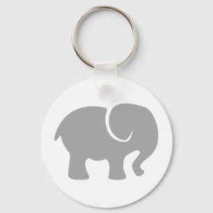 Just a Grey Elephant Keychain