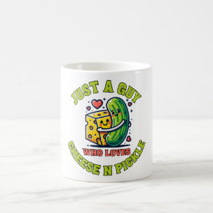 Just a guy who loves pickle coffee mug