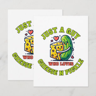 Just a guy who loves pickle enclosure card