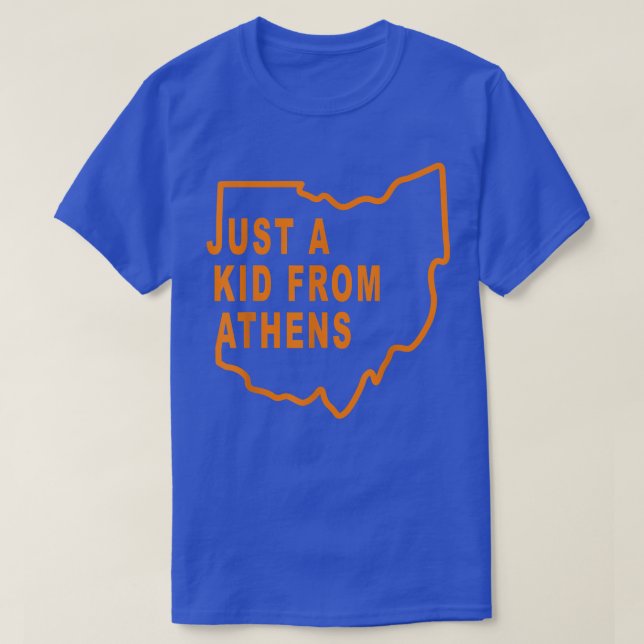 Just a kid from Athens Ohio Cincinnati Joe Brr Tee (Design Front)