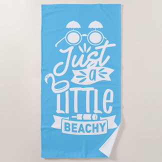 just a little beachy beach towel