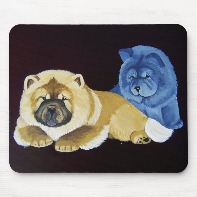 just a little blue mouse pad (Front)