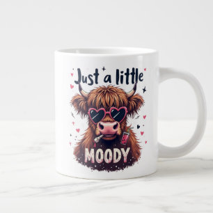 Just A Little Moooody Highland Cow Specialty Mug