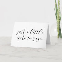 Just a little note to say Elegant announcement