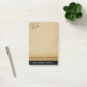 Just a Little Note - Vintage Style   School