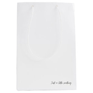 Just a little something medium size gift bag. bag