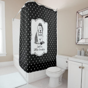 Just a Little Trouble Old English Sheepdog Grey 1