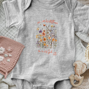 Just a Little Wildflower Baby Girl Bodysuit