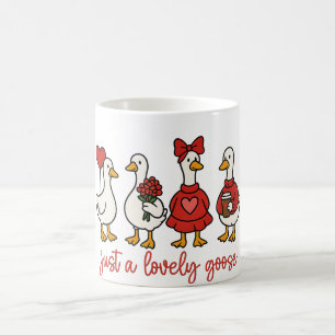 Just a Lovely Goose Cute Goose Coffee Mug