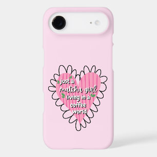 Just a Matcha Girl Heart Aesthetic – Pink Cute