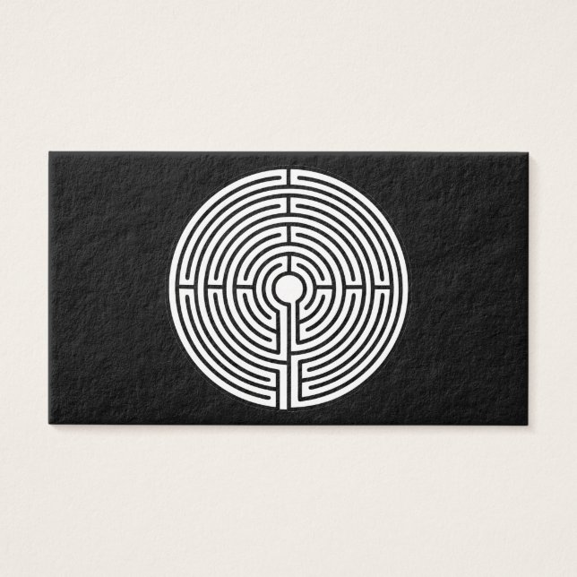 Just a Maze on Black (Front)