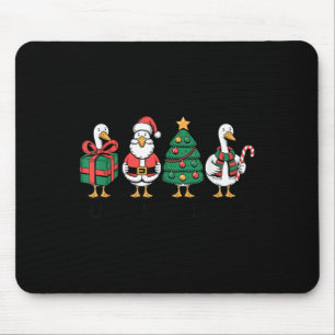 Just A Merry Goose Funny Christmas Silly Goose Xma Mouse Pad