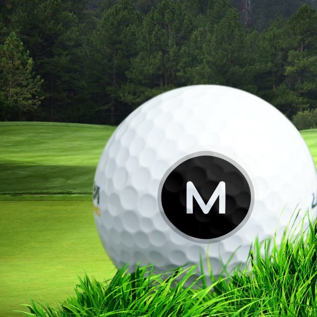 Just a Minimalist M Monogram  Golf Balls (Creator Uploaded)