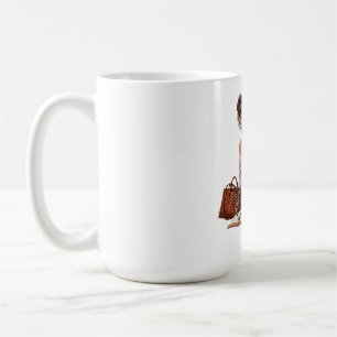 Just a Mom Cozy Fall Autumn Motherhood Coffee Mug