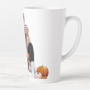 Just a Mom Cozy Fall Autumn Motherhood Latte Mug