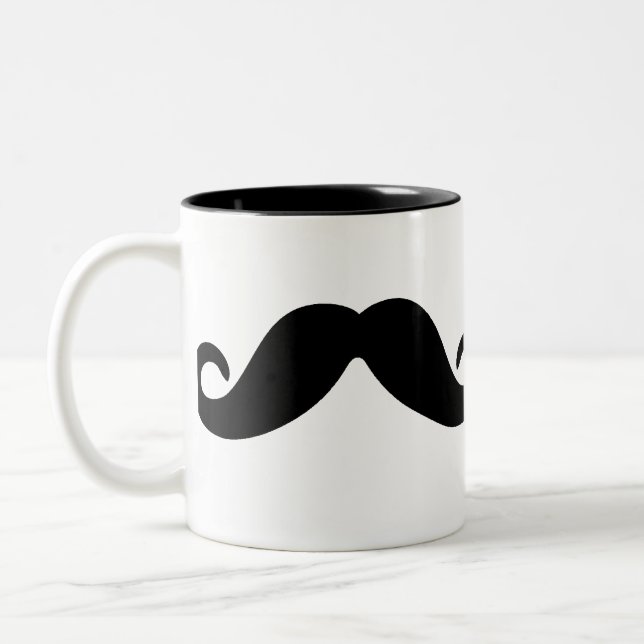 just a moustache mug (Left)