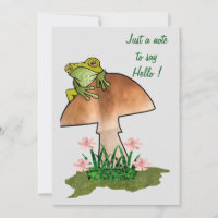 just a Note to Say Hello!