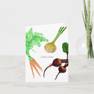 Just a note Vegetable trio Notecards