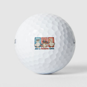 Just A Patriotic Goose 250th Anniversary Patriotic Golf Balls