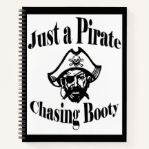 Just a Pirate Chasing Booty - Black Face