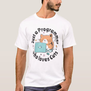 Just a programmer who loves cats T-Shirt
