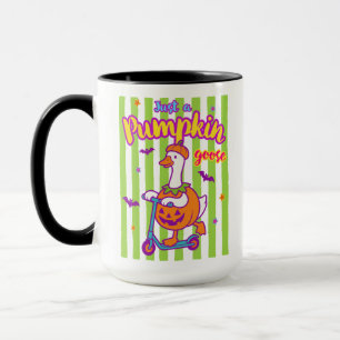 Just a Pumpkin Goose Halloween Mug