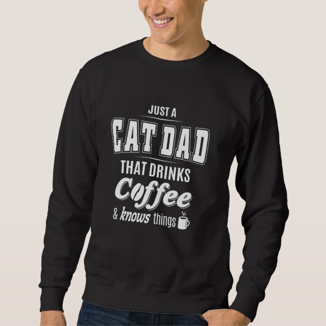 Just A Receptionist Funny Coffee Drinker Lover Gif Sweatshirt (Front)