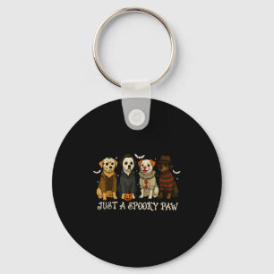 Just A Soky Paw Funny Dog Halloween Characters  Keychain