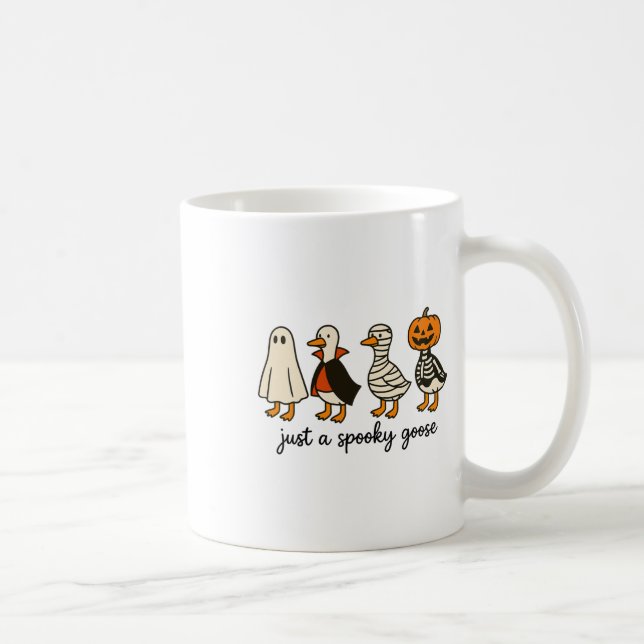 Just A Spooky Goose  Coffee Mug (Right)