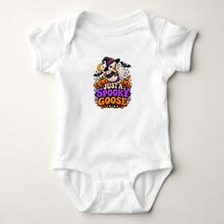 Just a Spooky Goose – Funny Halloween Baby Bodysuit