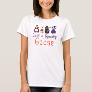 Just a Spooky Goose, Funny Halloween Goose T-Shirt