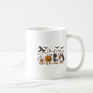 Just A Spooky Goose Halloween Goose Witch Ghost Si Coffee Mug