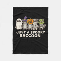 Just A Spooky Raccoon Halloween Costume Cartoon De