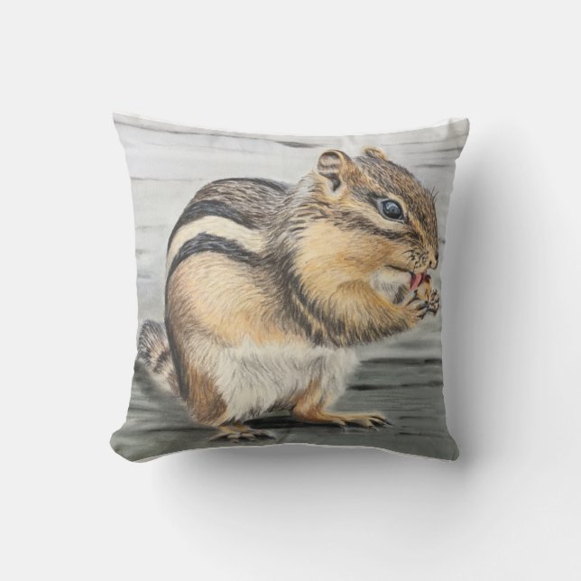 Just a Taste Throw Pillow (Front)