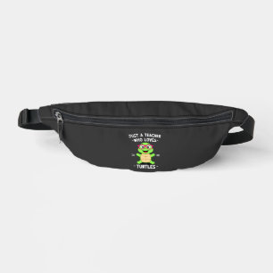 Just a Teacher Who Loves Turtles Turtle Lover Educ Fanny Pack