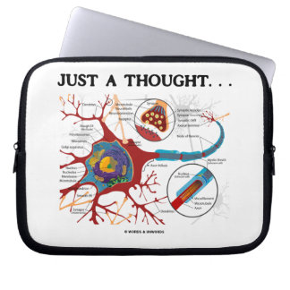 Just A Thought... (Neuron / Synapse) Laptop Sleeve