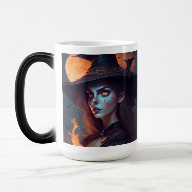 Just a Witch who needs her Coffee Magic Mug (Left)