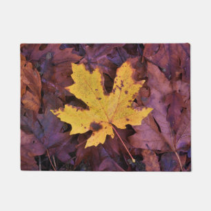 Just A Yellow Leaf Doormat