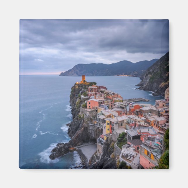 Just After Sunset | Vernazza, Cinque Terre, Italy Magnet (Front)