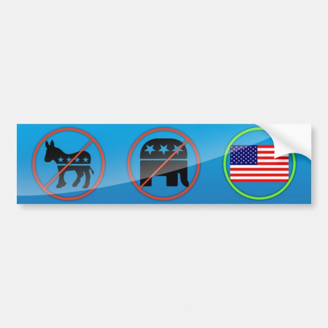 Just American Bumper Sticker (Front)