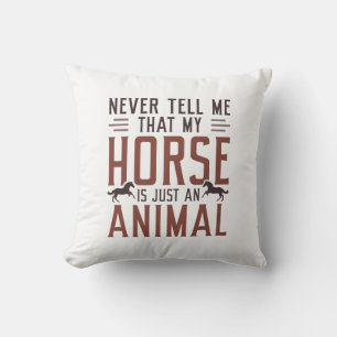 Just An Animal Throw Pillow