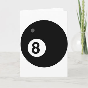 Just an eight ball card